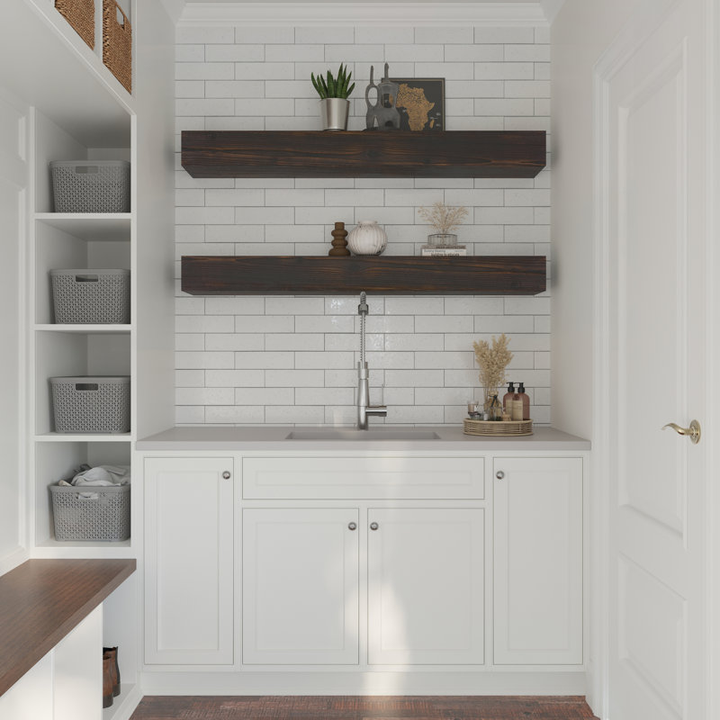 Dogberry Collections Weathered Beam Mantel Shelf & Reviews Wayfair